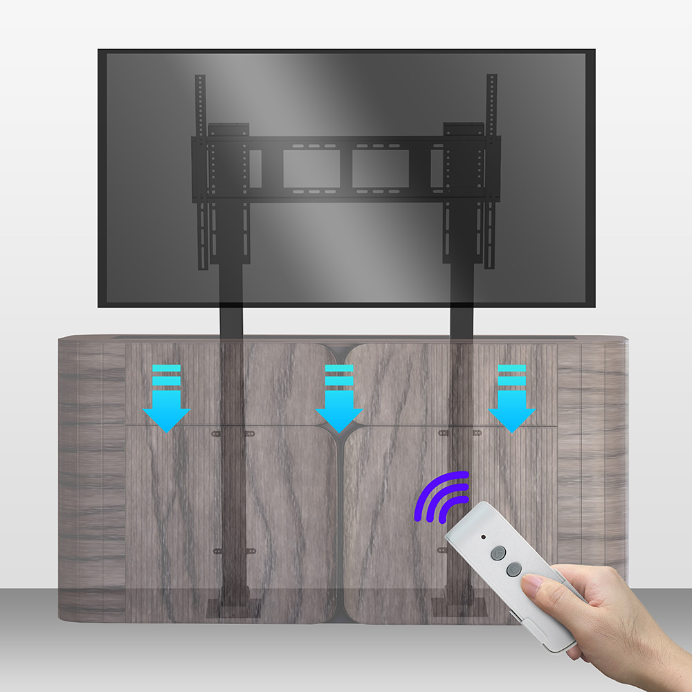 Smart Home Living - Motorized Mechanism Automatic System Living Room