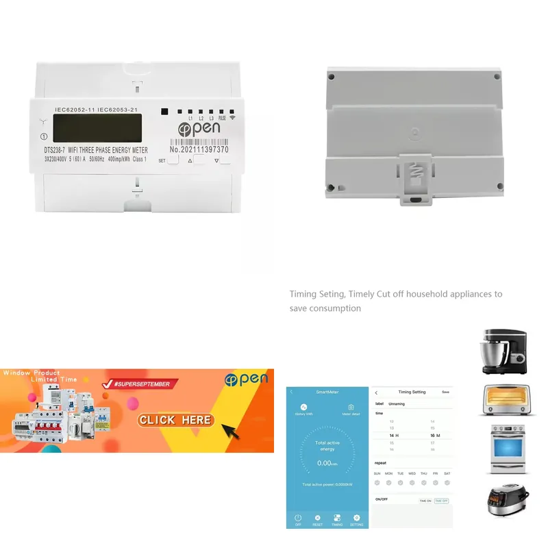 Smart Home Wifi - APP 220V 400V Over Under Voltage