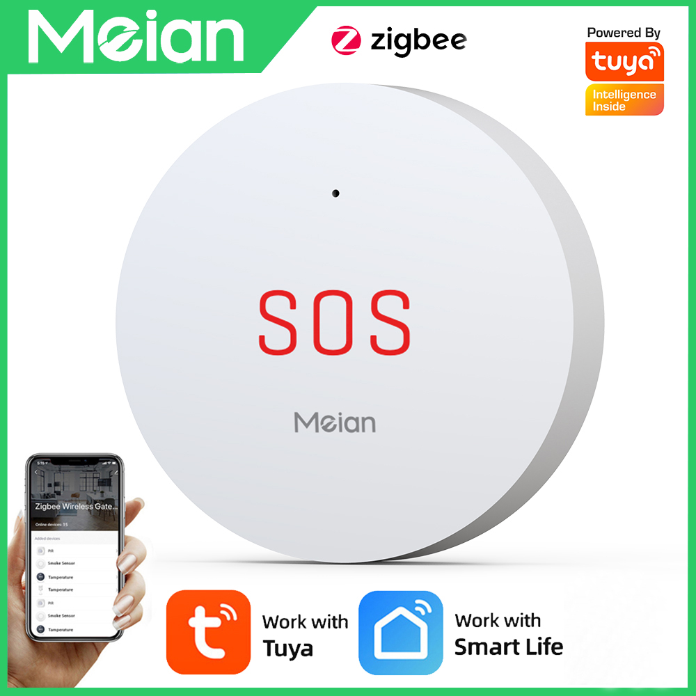 Smart Home Living - Meian Zigbee Tuya SOS Emergency Button