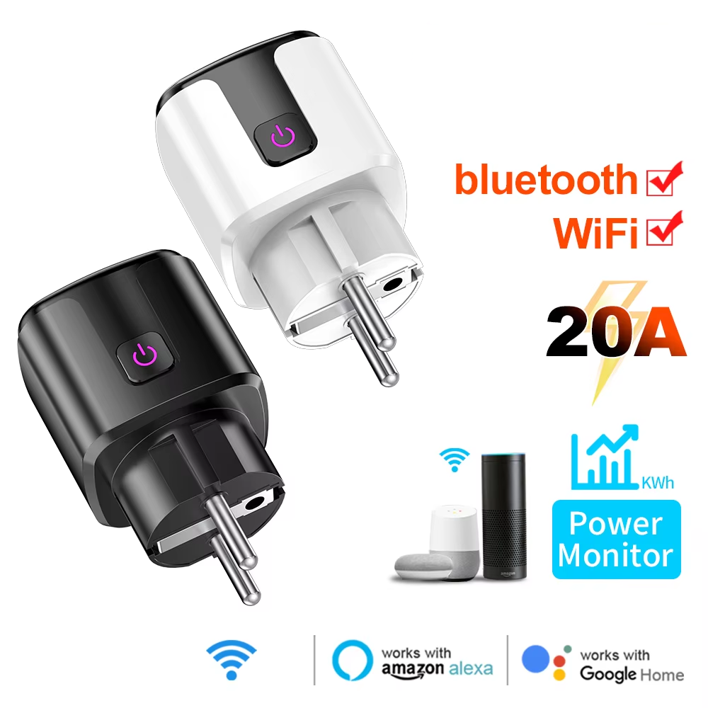 Smart Home News - Smart 20A EU Plug WiFi+Bluetooth Socket