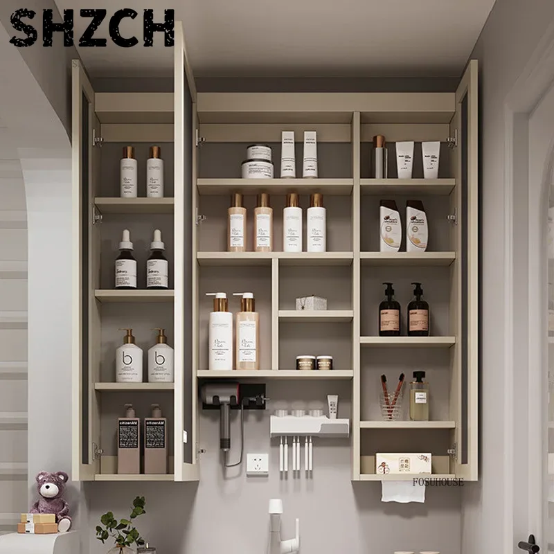 Smart Home Living - Modern Thickened Bathroom Mirror Featuring Integrated