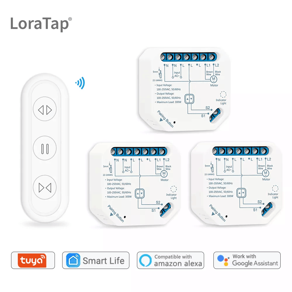 Smart Home Blinds - Tuya Smart Life Curtain Switch Module