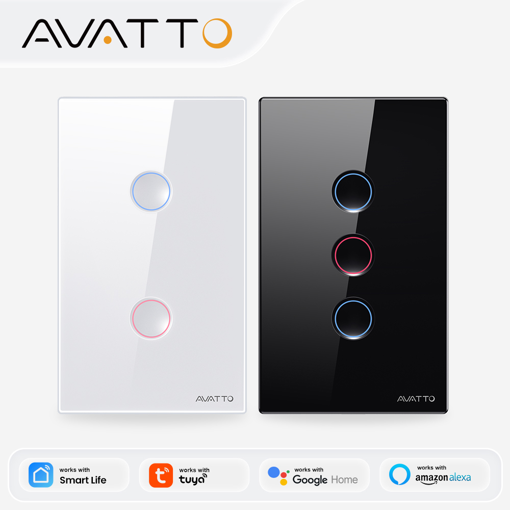Smart Home Lighting - AVATTO 1/2/3/4 Gang ZigBee Smart Light