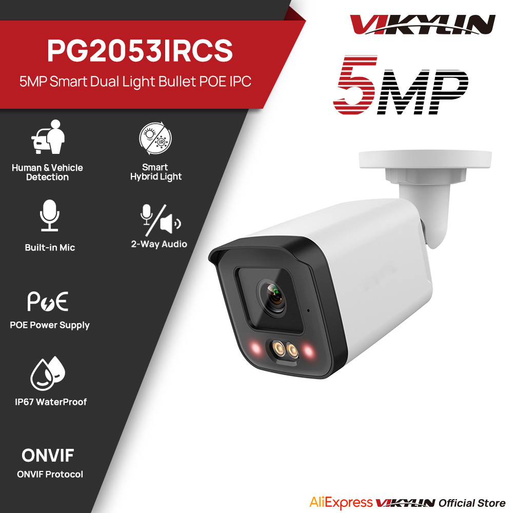Smart Home Microsoft - VIKYLIN IP Security Camera 5MP Smart
