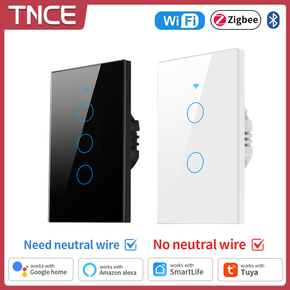 Smart Home Lighting - TNCE Tuya WiFi/Zigbee Smart Light Switch,