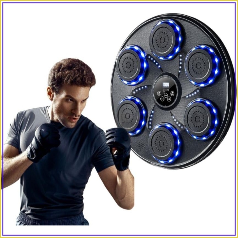 Smart Home Lighting - Smart Music Boxing Machine with Gloves,