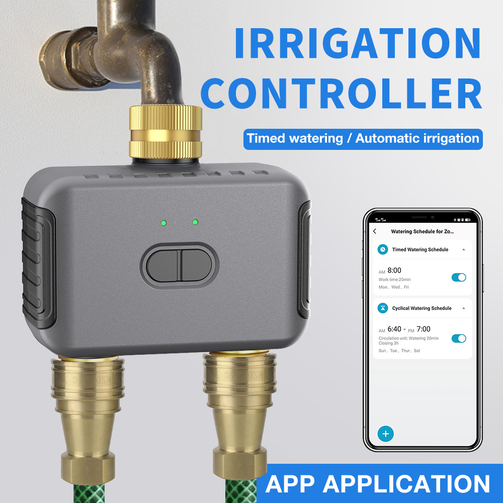 Smart Home Switch - Tuya 2 Zone Watering Timer Garden