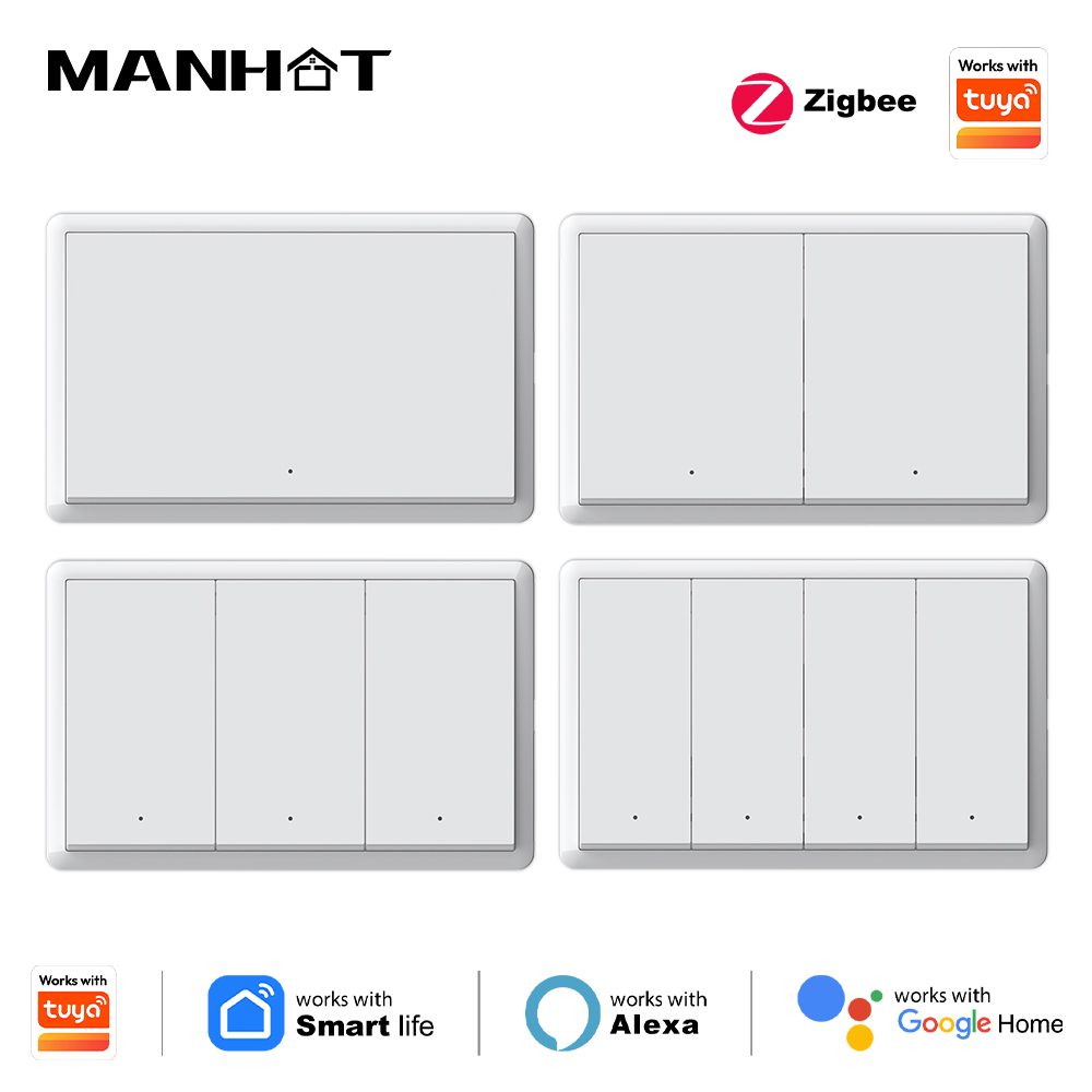 Manhot Smart zigbee Switch No  - огляд і ціна Smart Home Switch