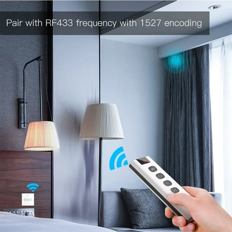 9 /1 Channel RF433 Remote Cont - огляд і ціна Smart Home Blinds