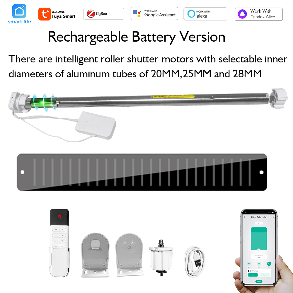 Tuya Zigbee Battery Shutter Ro - огляд і ціна Smart Home Blinds