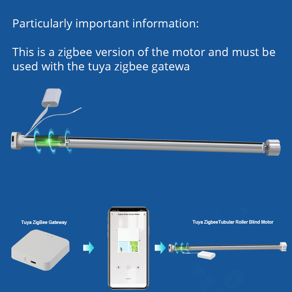 Tuya Zigbee Battery Shutter Ro - огляд і ціна Smart Home Blinds