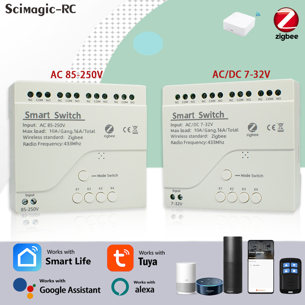 4CH Zigbee Tuya Smart Home Rel - огляд і ціна Smart Home Ac