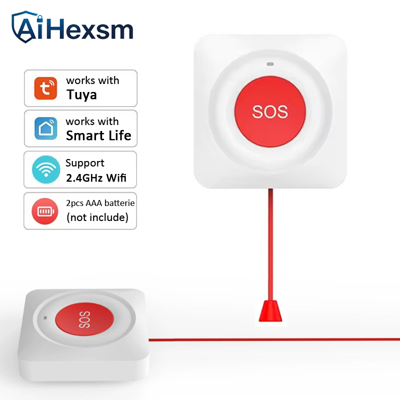 Tuya WiFi SOS Button Easy pull - огляд і ціна Smart Elderly Home