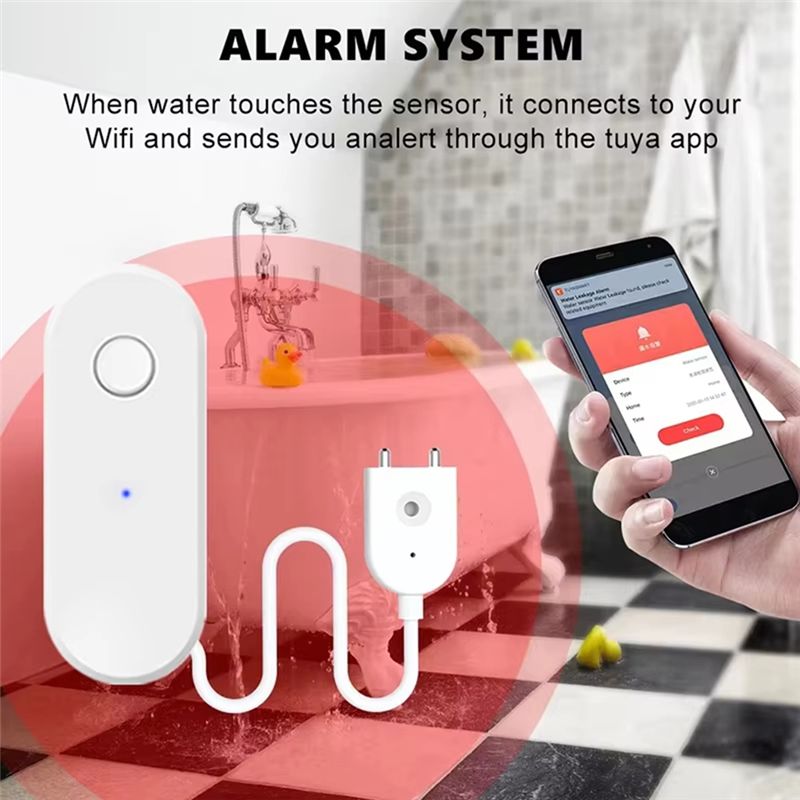 ABZW WIFI Water Sensor Alarm W - огляд і ціна Wifi Water Leak Detector