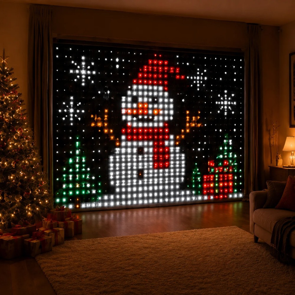 LED Pixel Curtain Lights Bluet - огляд і ціна Smart Home Lighting