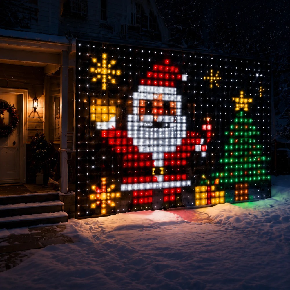 LED Pixel Curtain Lights Bluet - огляд і ціна Smart Home Lighting