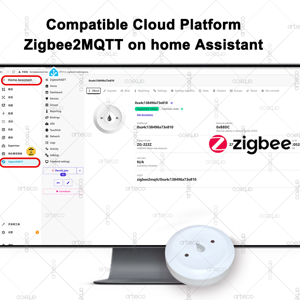 Tuya Smart Zigbee Water Sensor - огляд і ціна Smart Home Project