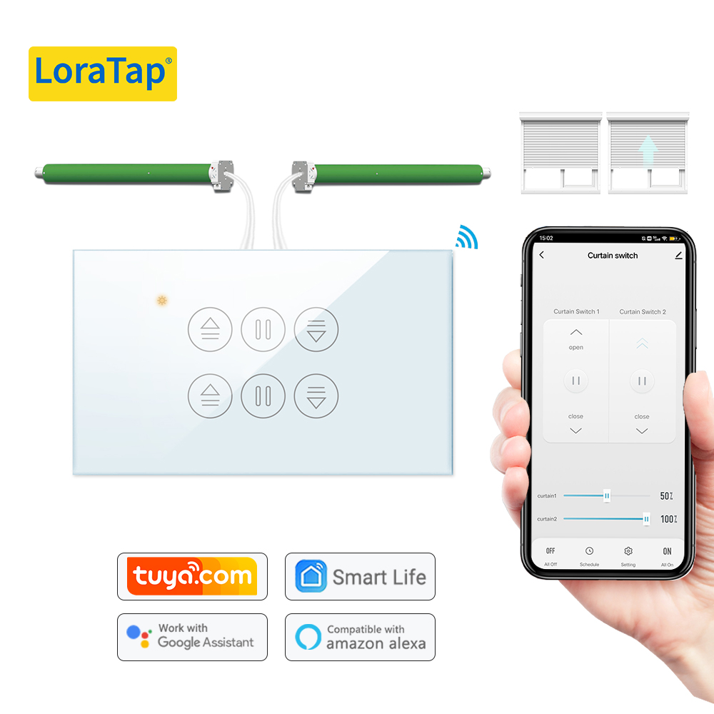 LoraTap Tuya US Curtain Switch - огляд і ціна Smart Home Blinds
