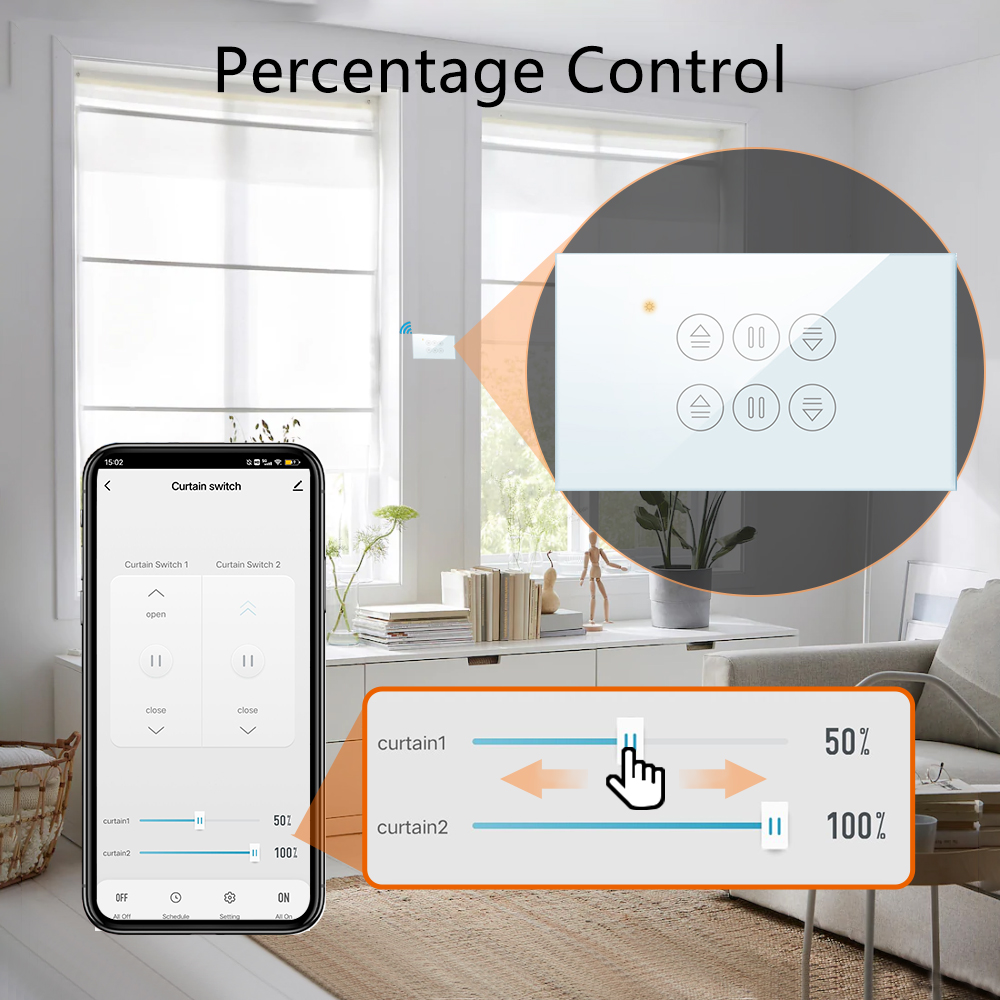 LoraTap Tuya US Curtain Switch - огляд і ціна Smart Home Blinds