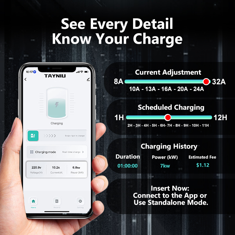 TAYNIU Portable EV Charger 3.5 - огляд і ціна Smart Home Ac