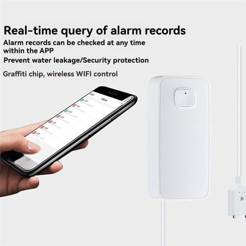 [NEW A09R!】 Tuya Wifi Smart Wa - огляд і ціна Wifi Water Leak Detector