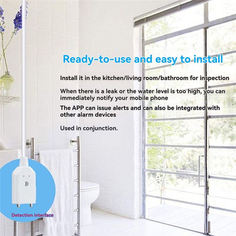 [NEW A09R!】 Tuya Wifi Smart Wa - огляд і ціна Wifi Water Leak Detector