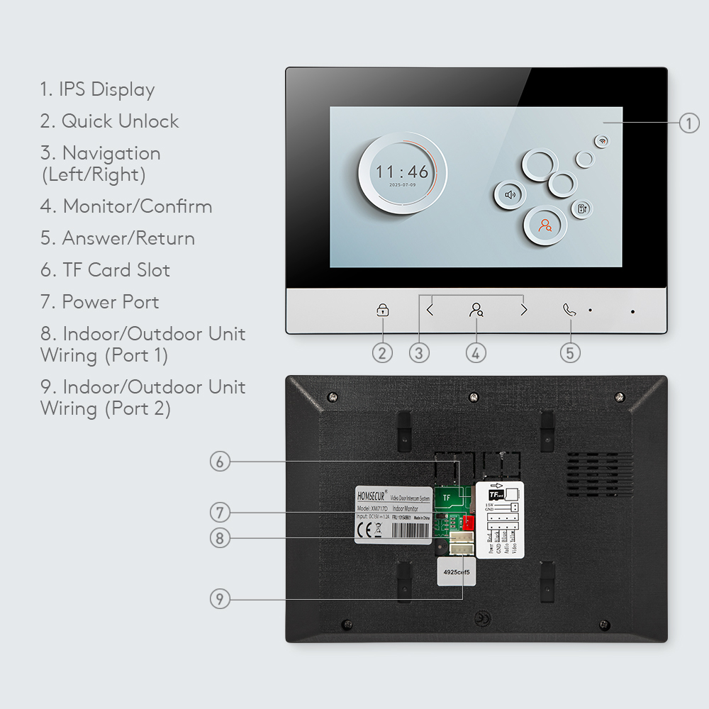 Tuya Smart WIFI Indoor Monitor - огляд і ціна Smart Home Project