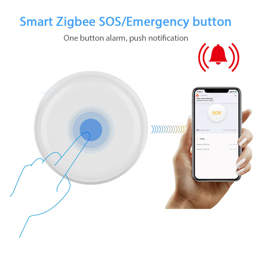 Wireless Panic Button Tuya Old - огляд і ціна Smart Elderly Home