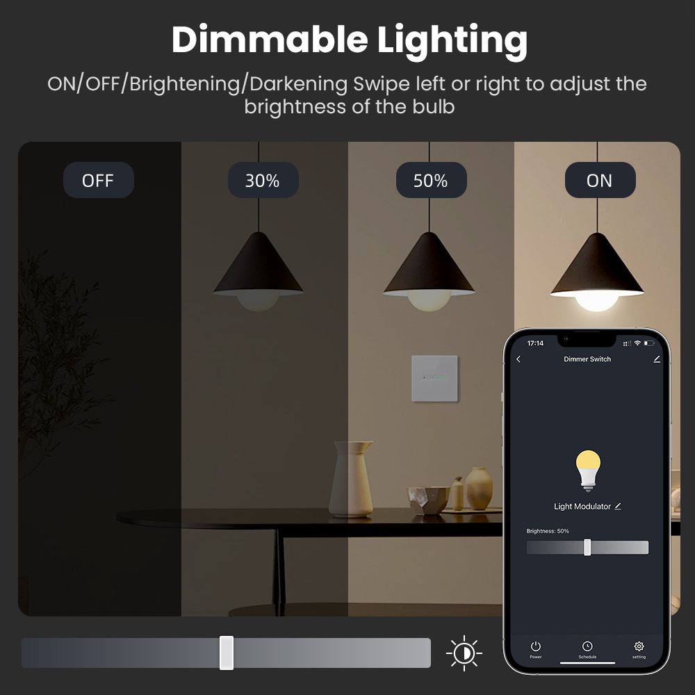 AVATTO WiFi 1/2 Gang Smart Dim - огляд і ціна Smart Home Lighting
