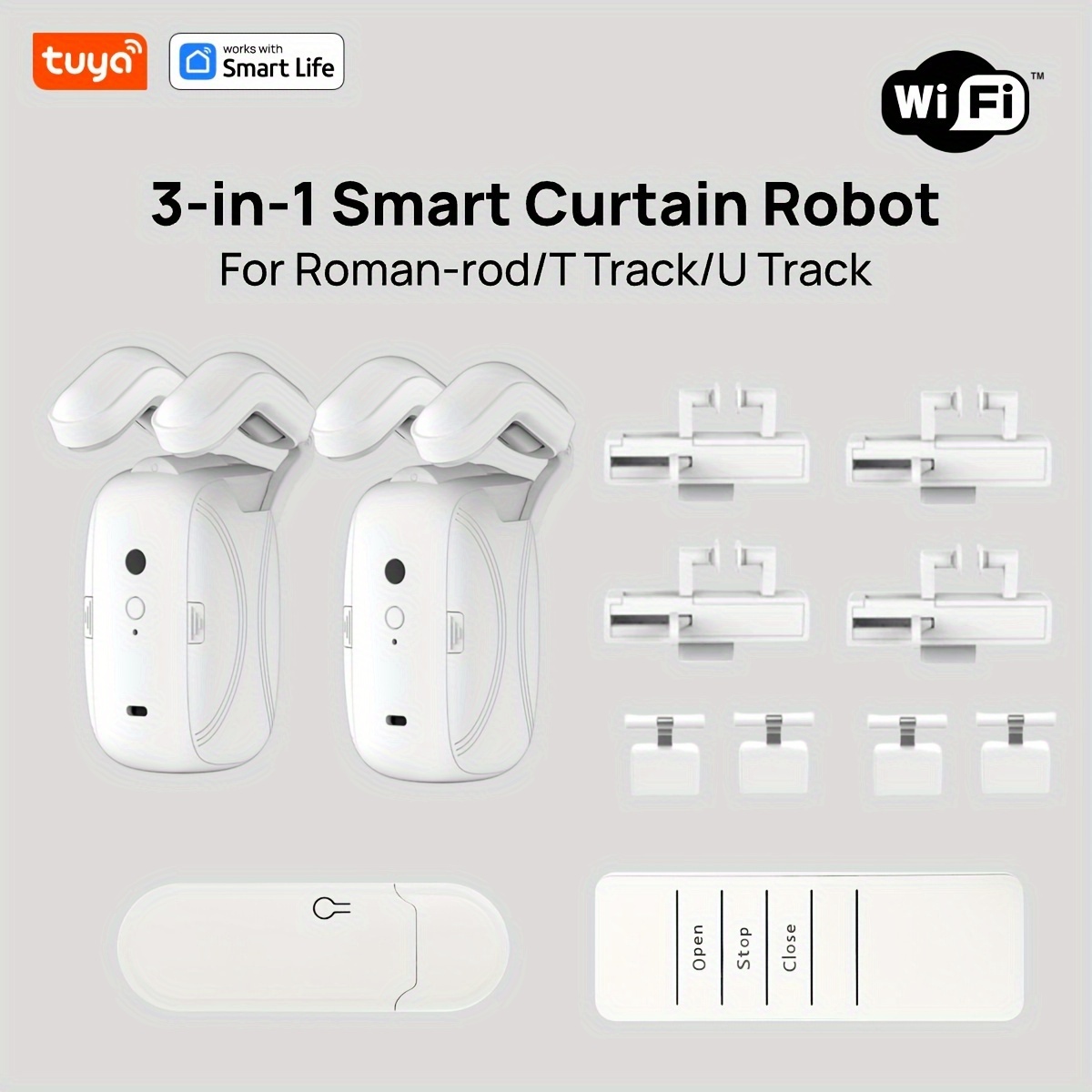 1/2PCS Tuya Smart WiFi Curtain - огляд і ціна Smart Home Living