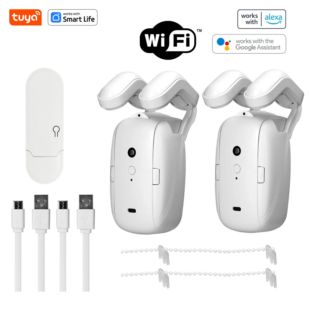 1/2PCS Tuya Smart WiFi Curtain - огляд і ціна Smart Home Living