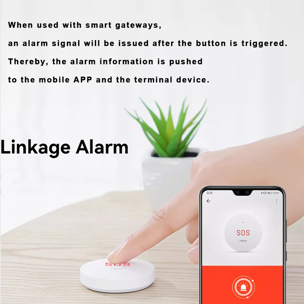 Meian Zigbee Tuya SOS Emergenc - огляд і ціна Smart Home Living