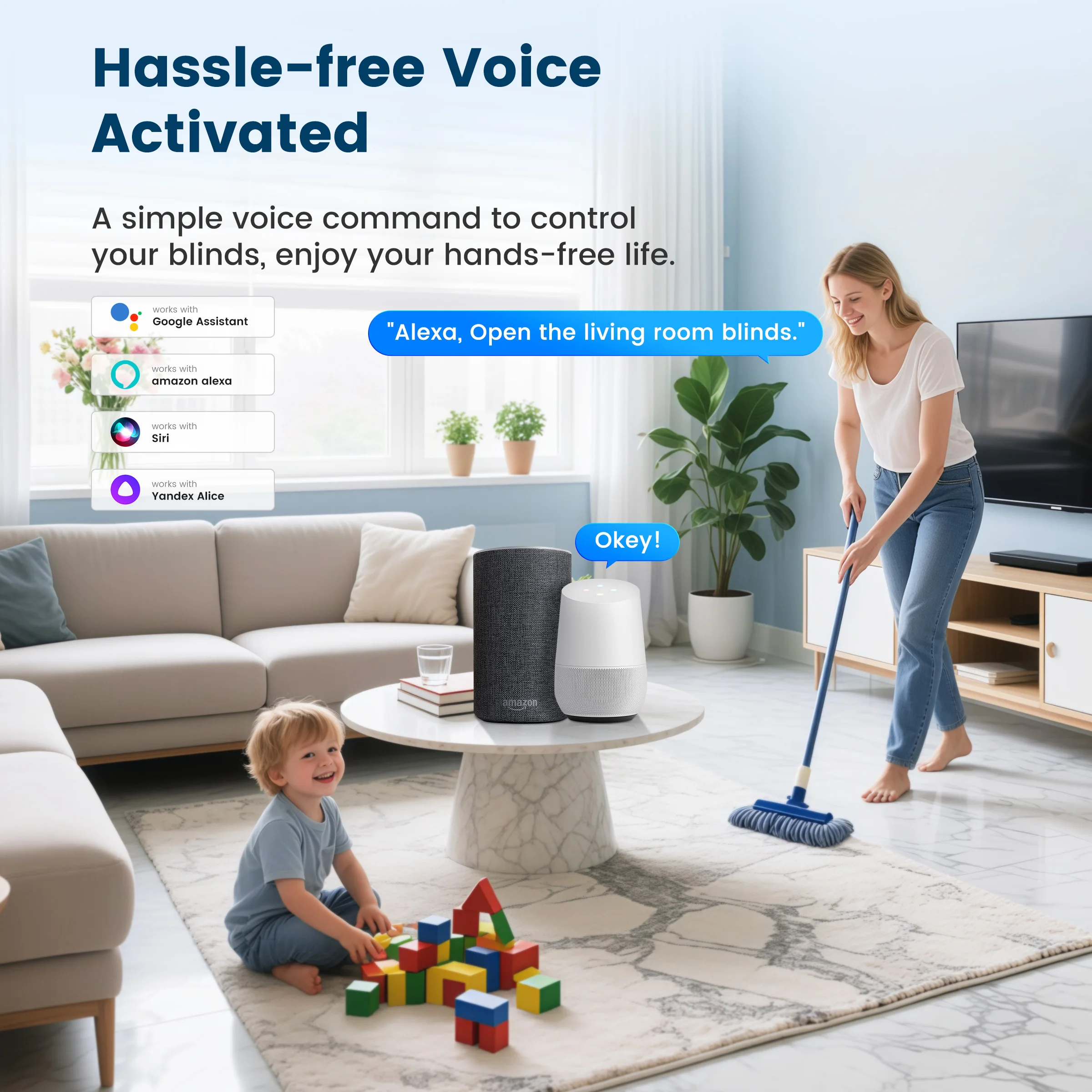 GIRIER Smart Curtain Motor WiF - огляд і ціна Smart Home Blinds