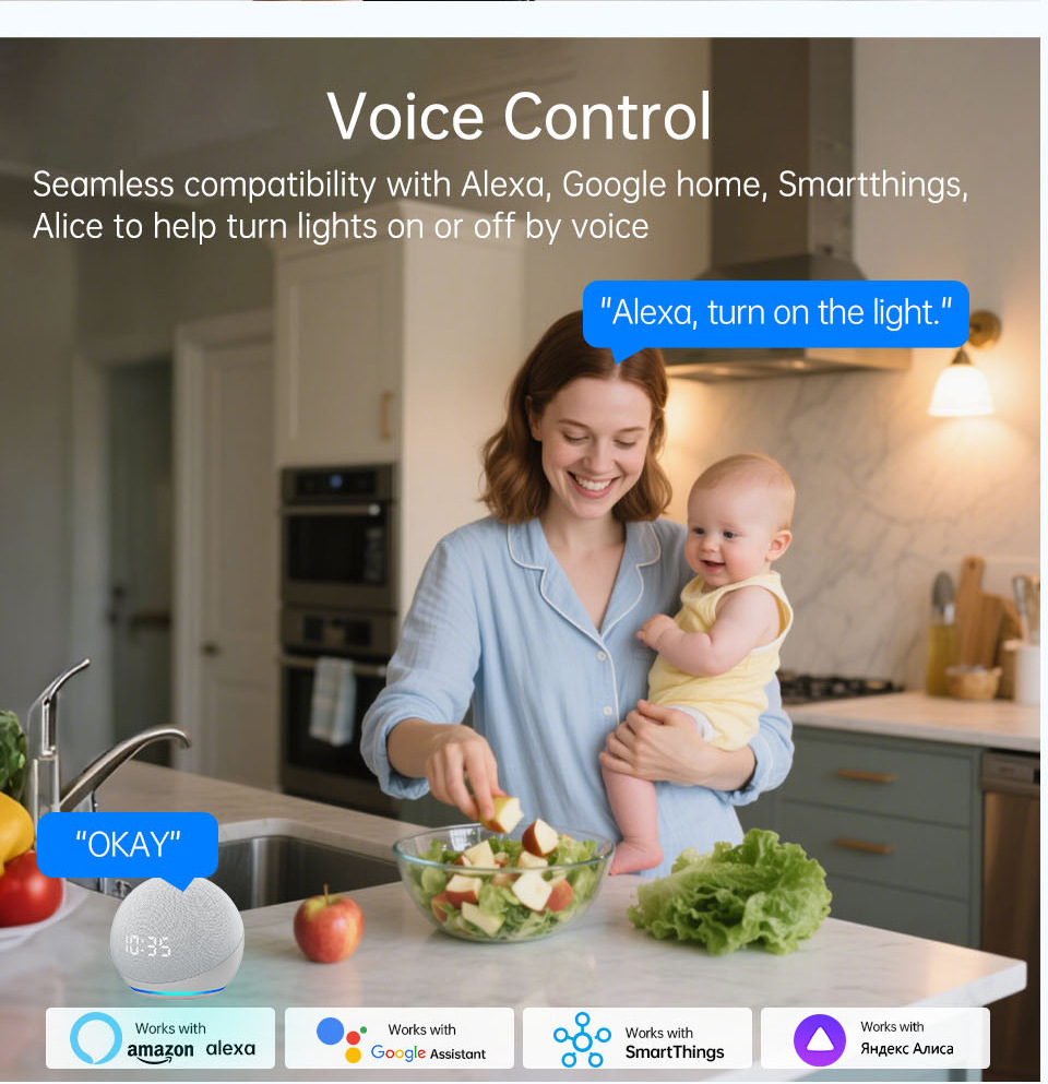 1 2 3 4 Gang WiFi RF 433mhz To - огляд і ціна Smart Home Switch
