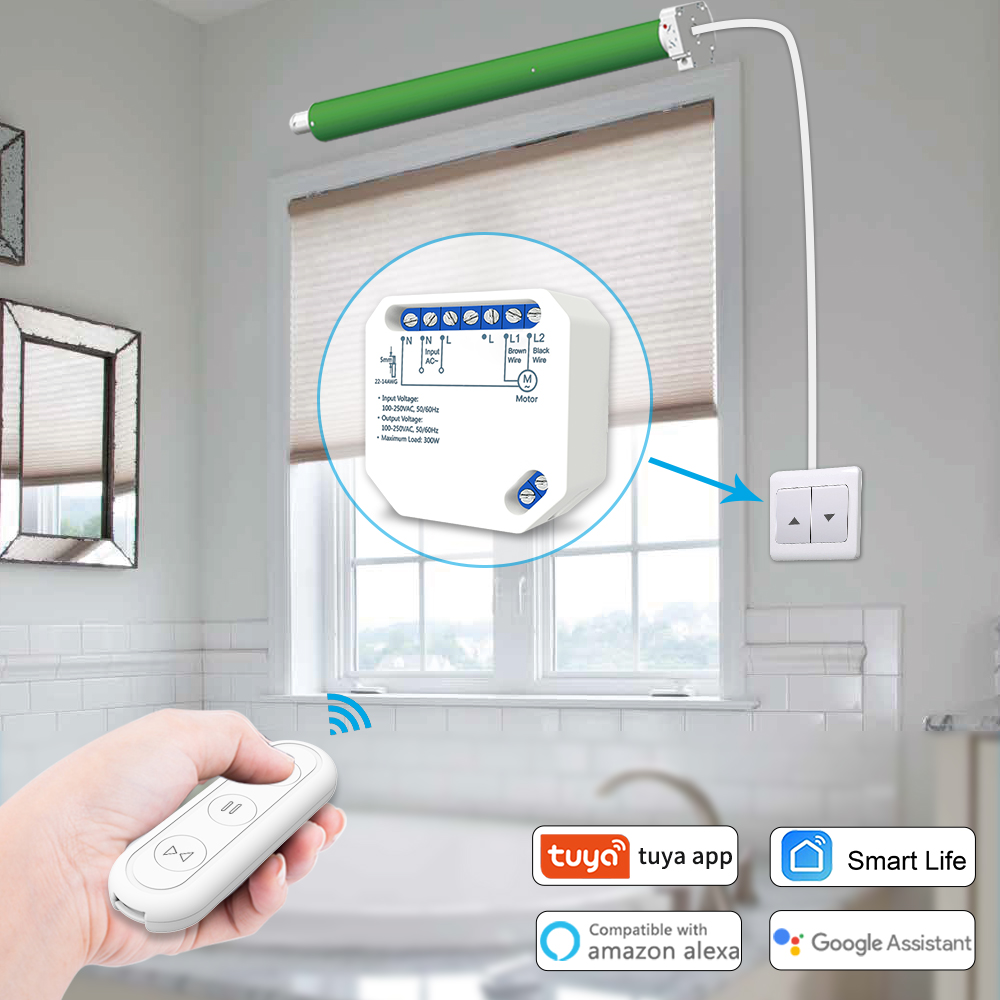 Tuya Smart Life Curtain Switch - огляд і ціна Smart Home Blinds