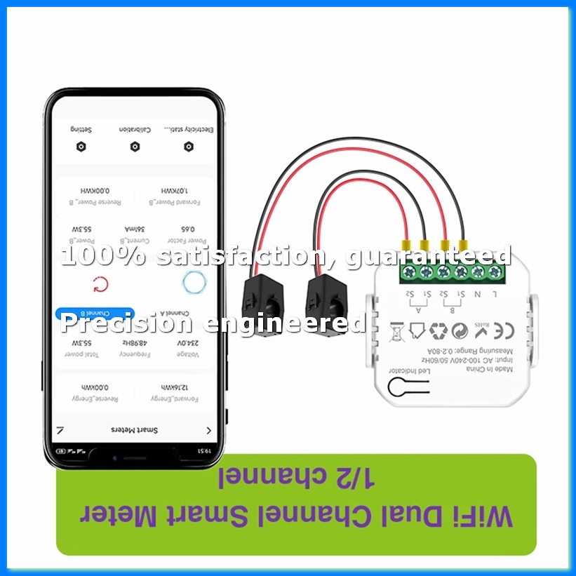 Tuya Wifi Smart Power Meter wi - огляд і ціна Smart Home Wifi