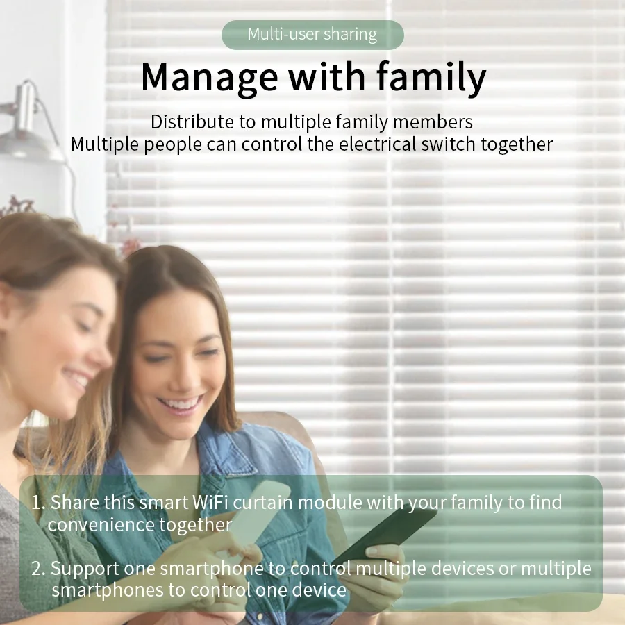 Tuya Wifi Smart Switch with RF - огляд і ціна Smart Home Blinds