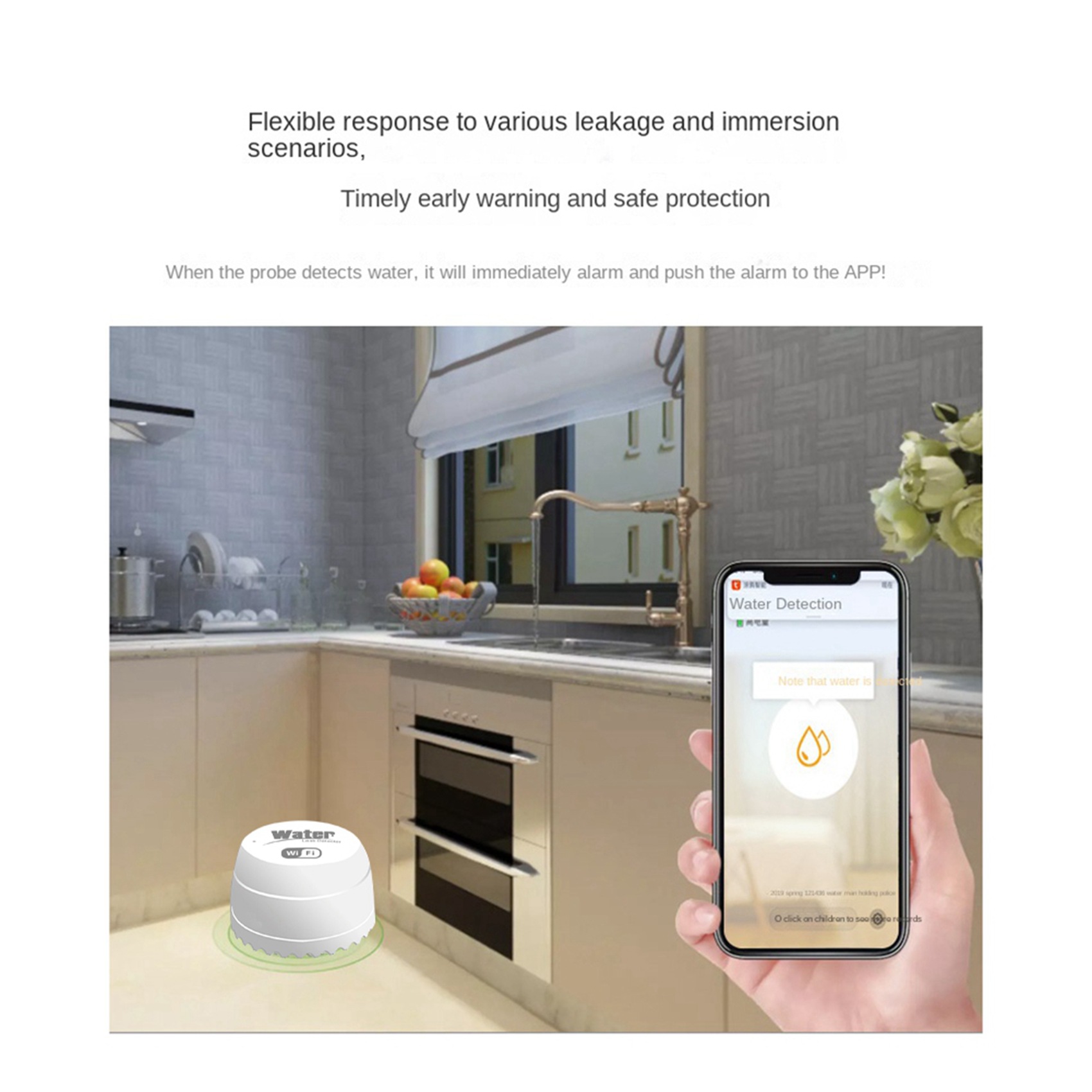 ABKW-3X Wifi Crow Smart Water  - огляд і ціна Wifi Water Leak Detector