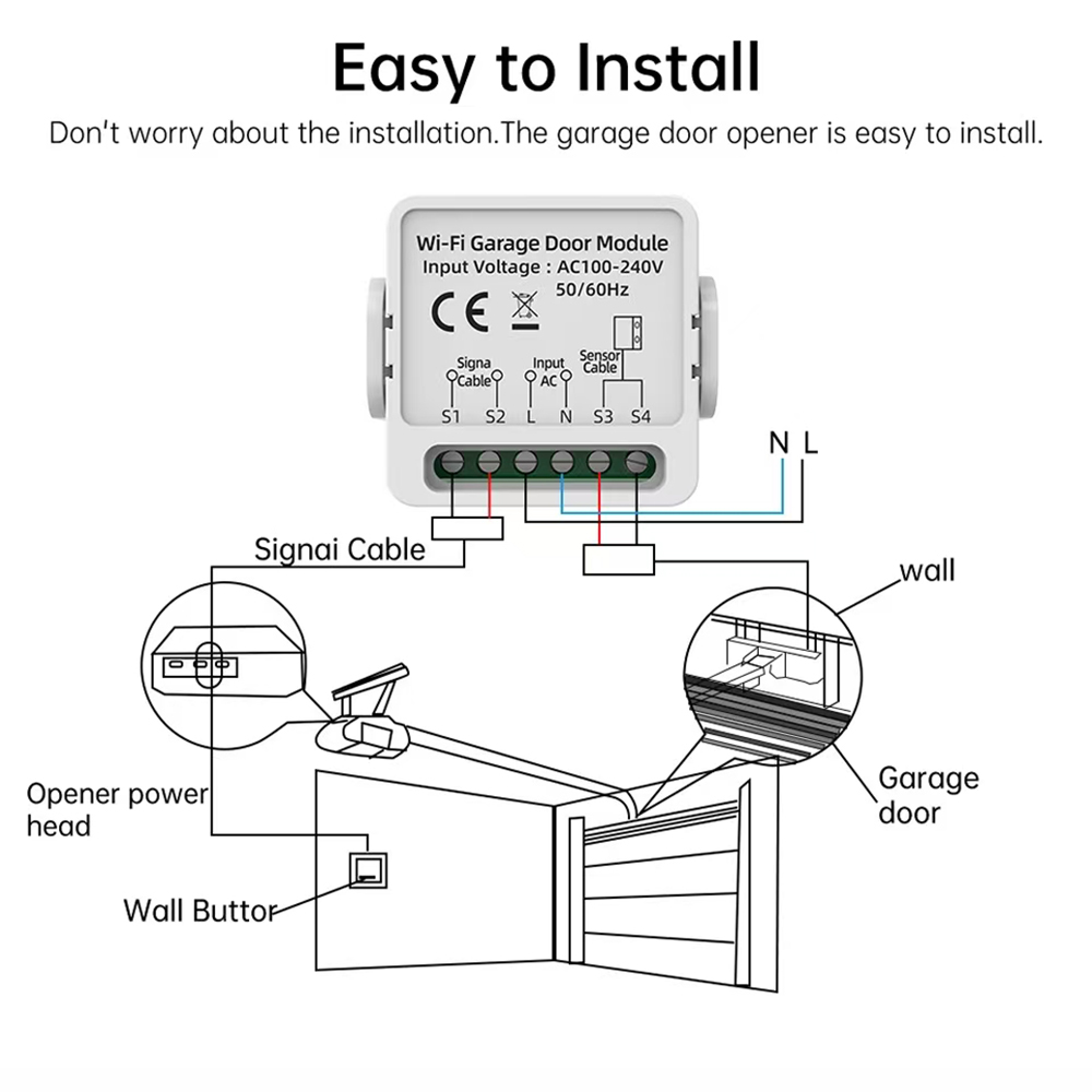 WiFi garage door controller fo - огляд і ціна Smart Home Living