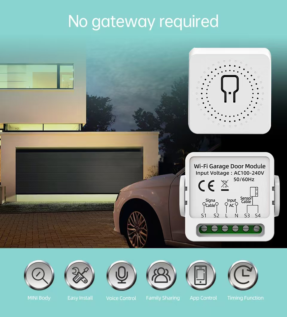 WiFi garage door controller fo - огляд і ціна Smart Home Living