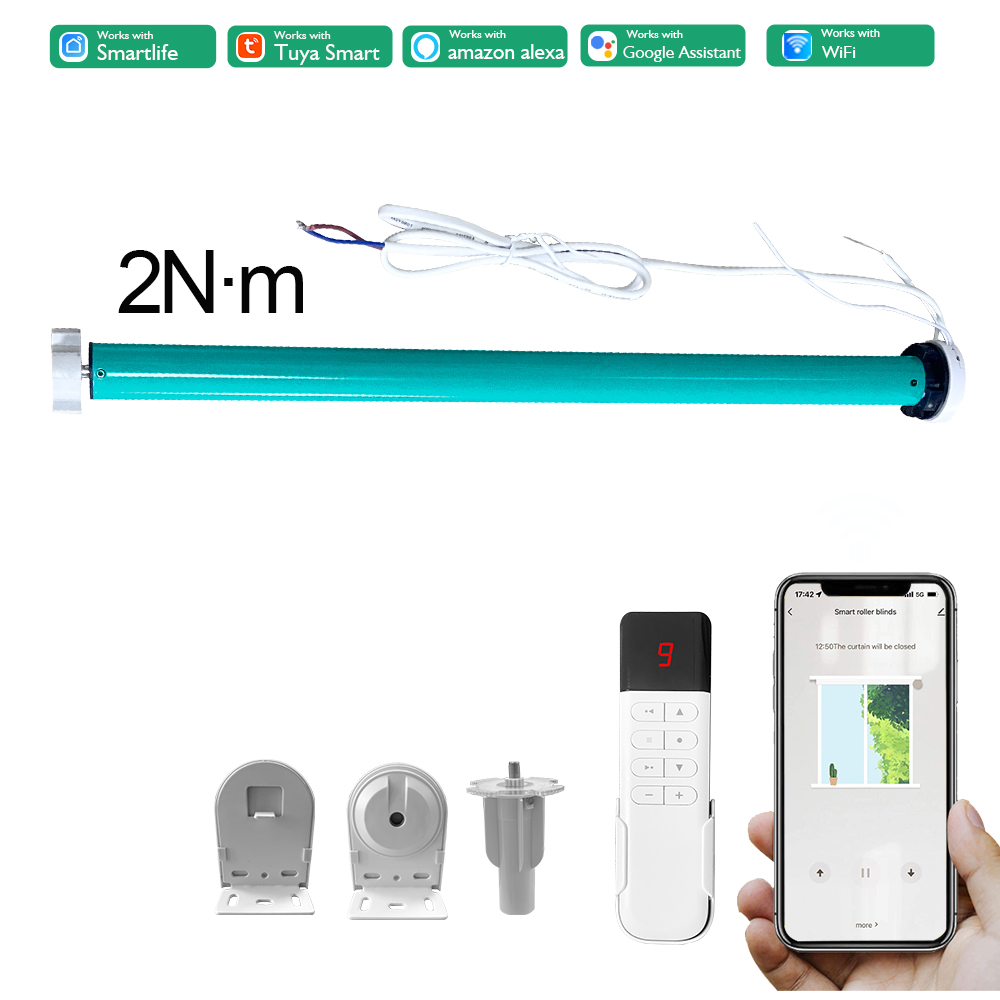 2N·m Tuya Wifi Wired Electric  - огляд і ціна Smart Home Blinds