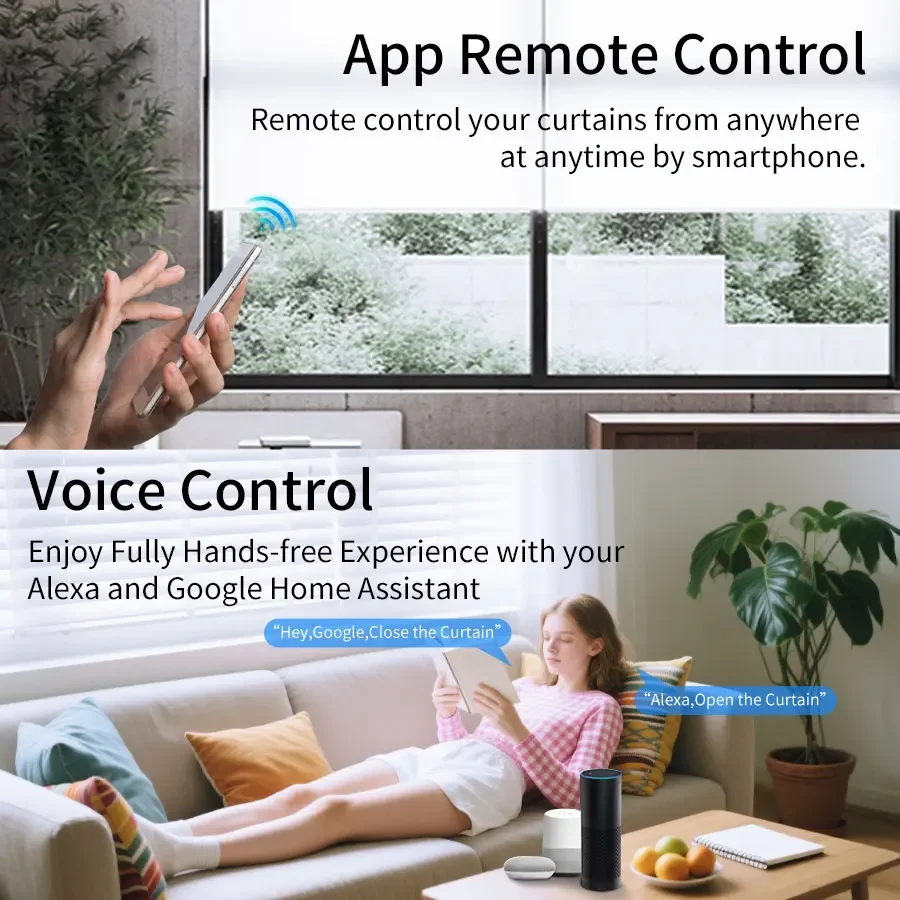 Tuya Smart ZigBee/WiFi Curtain - огляд і ціна Smart Home Blinds