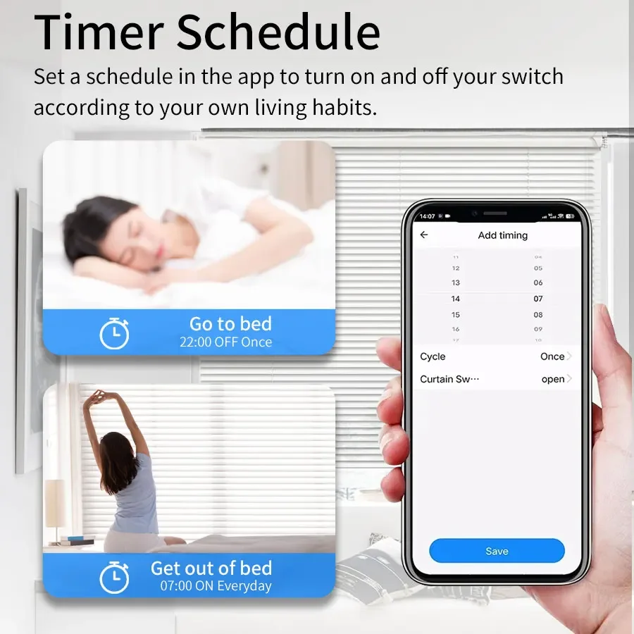 Tuya Smart ZigBee/WiFi Curtain - огляд і ціна Smart Home Blinds