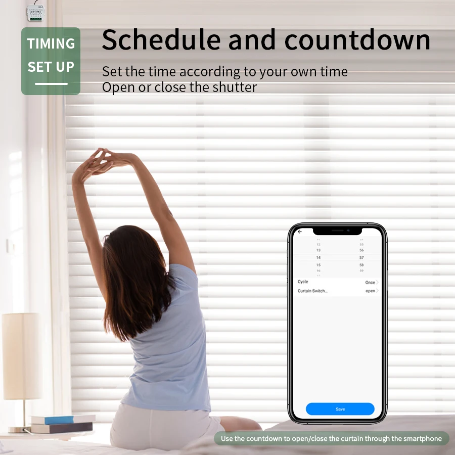 Wifi Smart Switch with RF 433M - огляд і ціна Smart Home Blinds