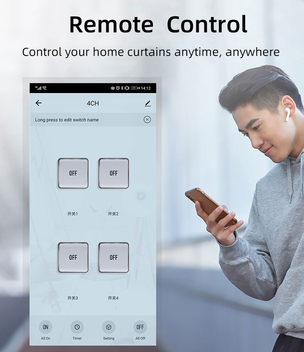 Tuya 4CH Zigbee Switch Relay M - огляд і ціна Smart Home Ac