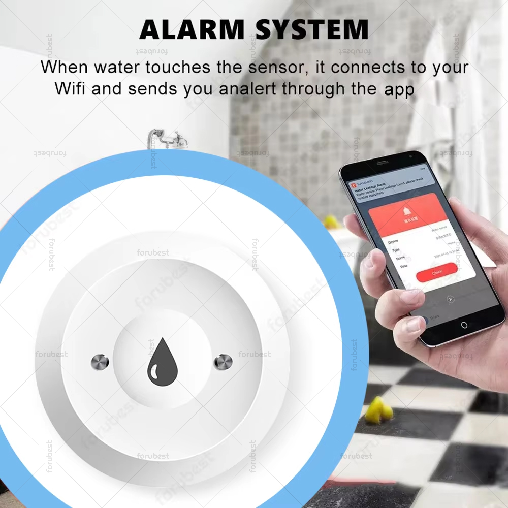Smart Zigbee Water Leakage Sen - огляд і ціна Wifi Water Leak Detector