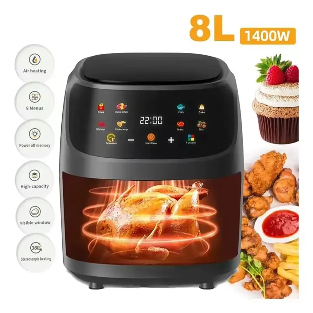 1400W 8L Oil‑Free Smart Air Fr - огляд і ціна Smart Home Oven