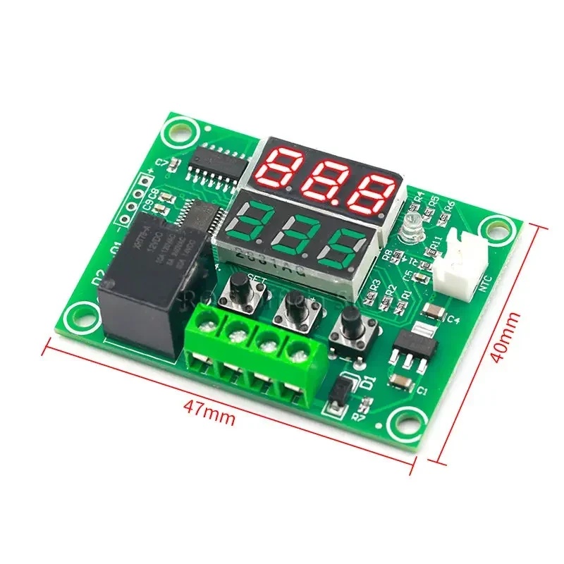 XH-W1219 W1219 DC12V Dual LED  - огляд і ціна Temperature Sensor