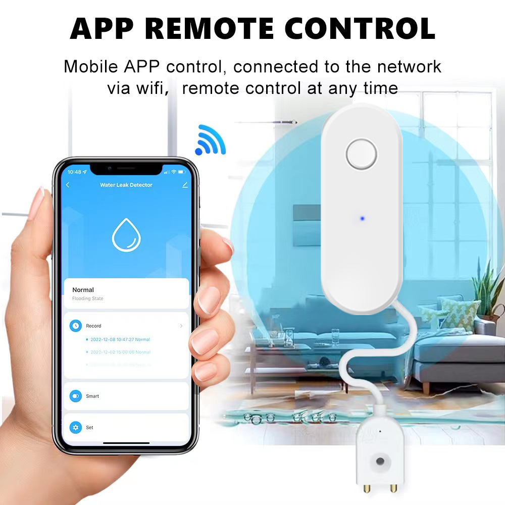 Tuya WiFi Smart Water Leak Sen - огляд і ціна Wifi Water Leak Detector