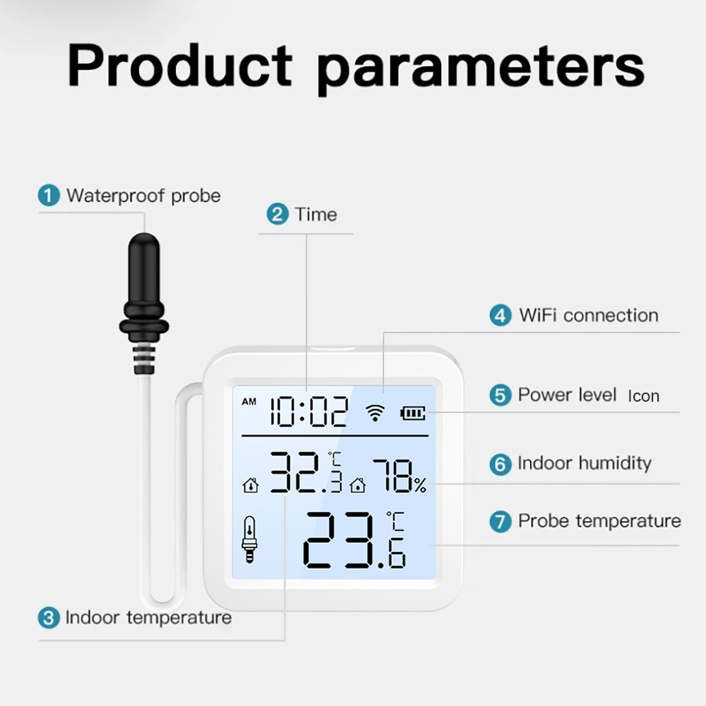 WiFi Humidity Temperature Sens - огляд і ціна Smart Home Wifi